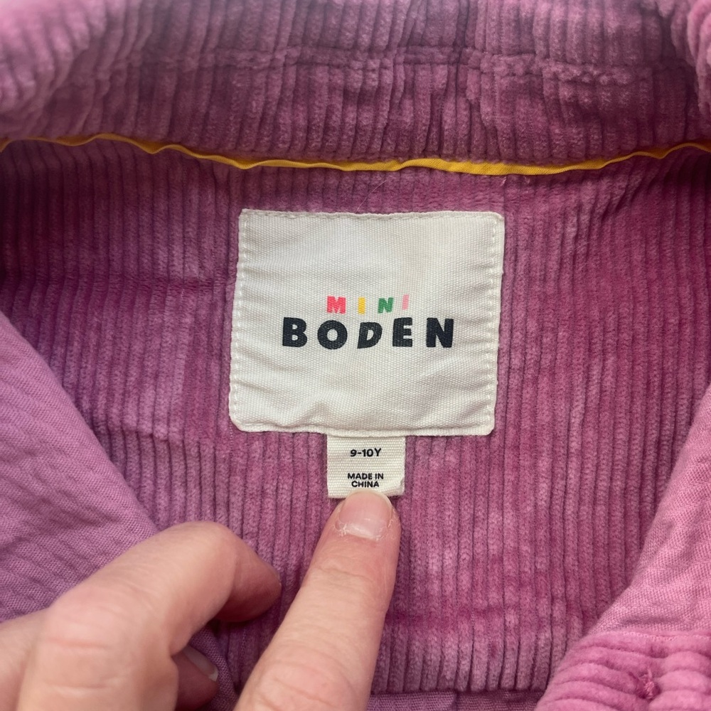 Boden Kids Pink Corduroy Blazer